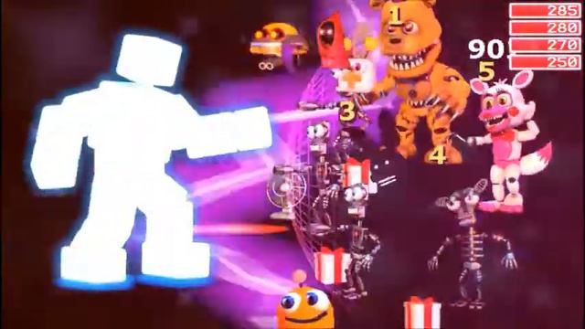 FNAF World: Hard Mode Scott Cawthon Boss Battle смотреть онлайн