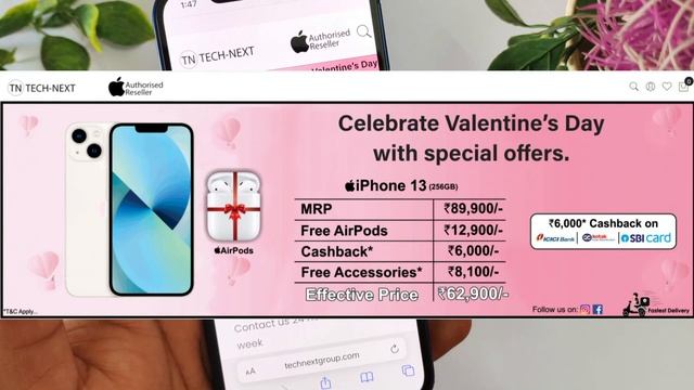 iPhone 13 in ₹50,900 😍 | Best Deal In Video 🔥| FREE AirPods 🤯😍 |Huge Discounts on iPhone 11,12,13 🔥 смотреть онлайн