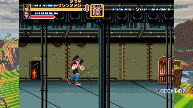 Streets of Rage 2 in River City Girls (Sega Genesis) - Longplay смотреть онлайн