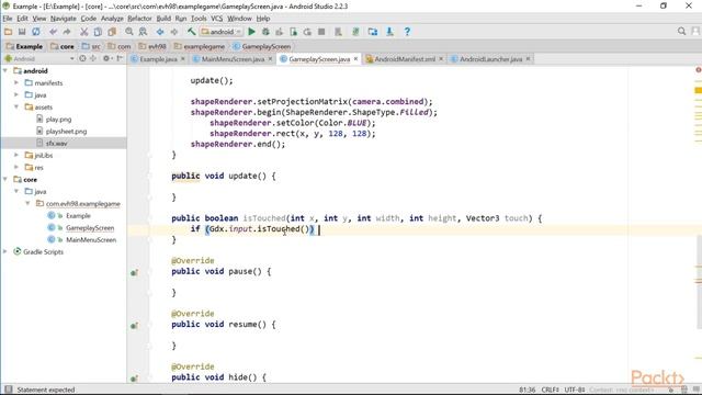 Android Game Development for Beginners : Events | packtpub.com смотреть онлайн