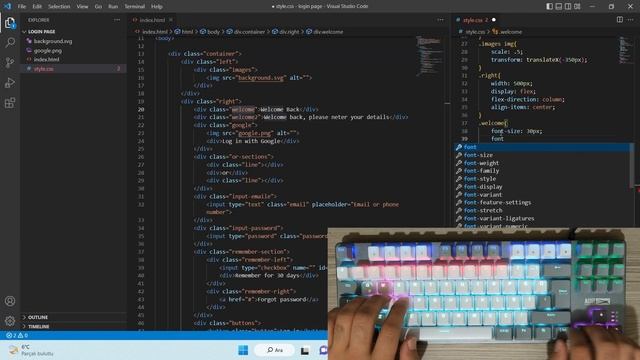 ASMR Programming - Coding Modern Login Page UI Design - No Talking - Only HTML CSS смотреть онлайн