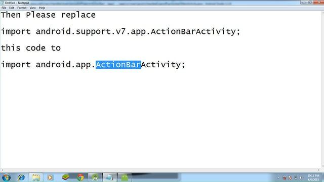 Android Studio Beginners Tutorial : Change ActionbarActivity to Activity in Class смотреть онлайн