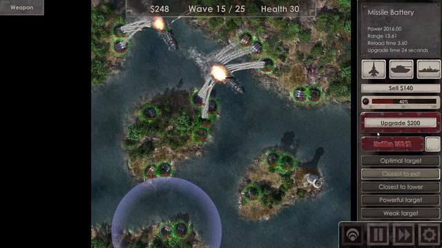Defense Zone 3 Mission12 HARD Only Missiles