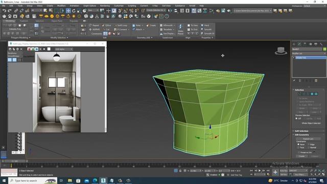 3D Modeling in 3dsmax | How to Model a Bathroom смотреть онлайн