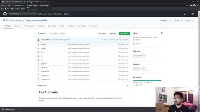 33. Book-Mania Application | Complete source code and app idea | Flutter in Hindi смотреть онлайн