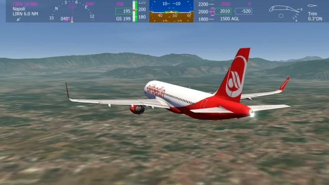 Airbus A320 circling the airport (Aerofly FS 2022 android) смотреть онлайн