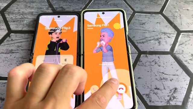 Two Phones Alcatel Vs Samsung New Emoji incoming Call Android смотреть онлайн