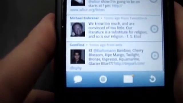 Twitter App for Android G1 - Twidroid Tutorial смотреть онлайн