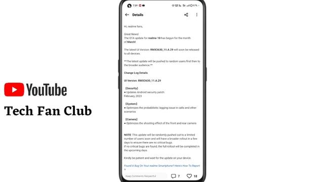 Realme New update Realme UI 4.0 Android 13 Stable update Publicly Rollout/New Update date March 202 смотреть онлайн