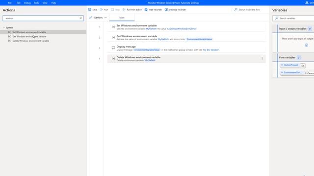 096 - Using Windows Environment Variables in Power Automate Desktop смотреть онлайн