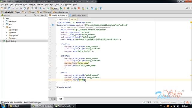 Android 3 # Reading Values from TextBox on Button Click Event смотреть онлайн