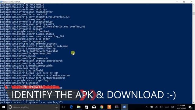 How to download APK from Android using PC, ADB Commands, Sony Xperia XA смотреть онлайн