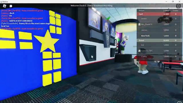 Chuck E. Cheese Downtown Robloxia ROBLOX Store Tour смотреть онлайн