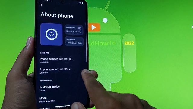 riceDroid 2.5 UNOFFICIAL for Redmi Note 9 Pro Android 12.1 Update: 220622 смотреть онлайн