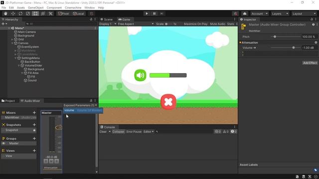 Settings Menu in UNITY - 2D Platformer смотреть онлайн