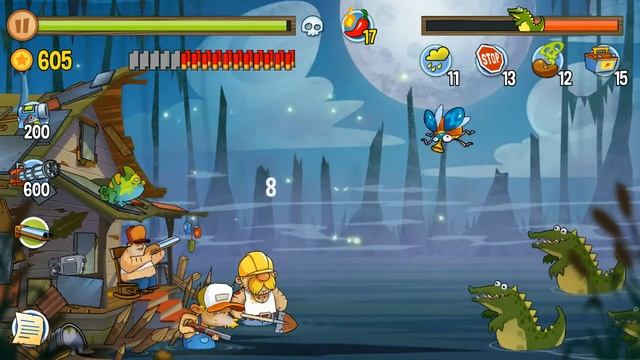 Swamp Attack - Hard Mode. Episode 2. Level 1 Gameplay Android walkthroug смотреть онлайн