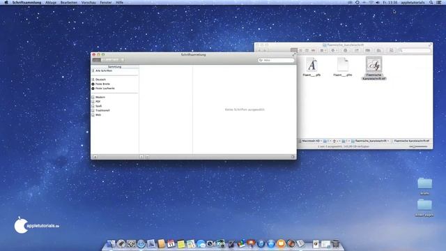 Mac OS X: Schriftarten am Mac installieren смотреть онлайн