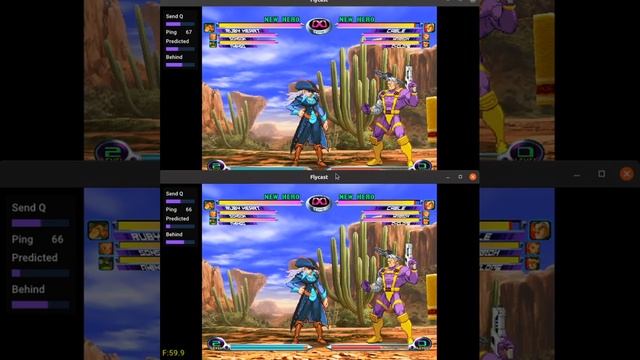 Flycast net rollback - Marvel vs. Capcom 2 смотреть онлайн