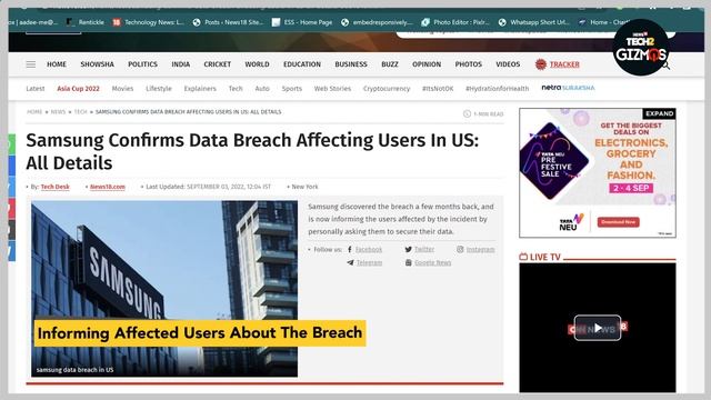 Top Tech News - September 3: Satellite Connectivity On Android, Samsung Data Breach And More смотреть онлайн