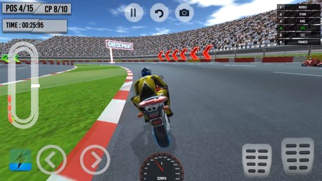 Bike Racing 2018 - Extreme Bike Race - Gameplay Android game - bike race simulation смотреть онлайн
