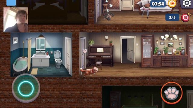 Cat Simulator Hell Neighbor Gameplay with Webcam on Tablet Android / New Neighbours from Hell смотреть онлайн