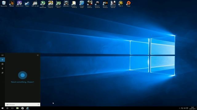 Windows 10 Cortana Personal Assistant Demo - 60FPS смотреть онлайн