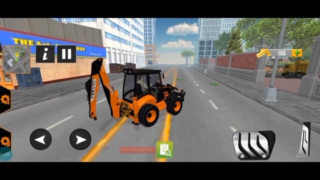 House Demolish JCB Excavator Driving Game - Construction Sim 3D - Android Gameplay смотреть онлайн