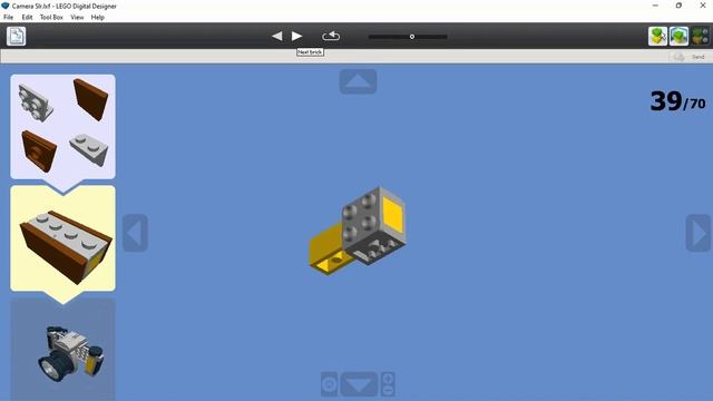 LEGO UNIQUE - Camera SLR [Lego MOC] Lego Digital Designer смотреть онлайн