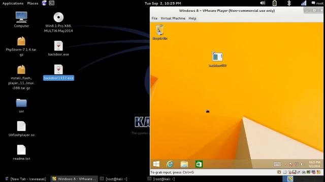 Remote Windows 8.1 with kali linux смотреть онлайн