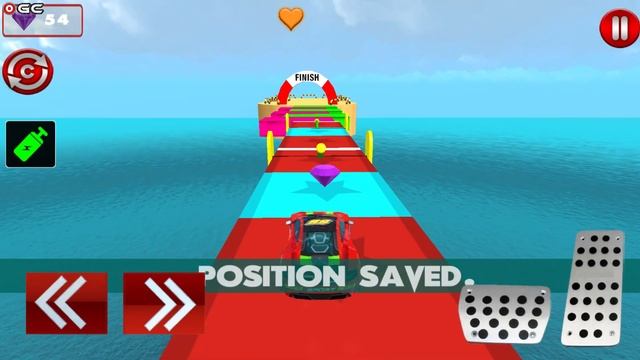 Car Racing Stunts Game 3D - Impossible Crazy Car Driving Games - Android GamePlay смотреть онлайн