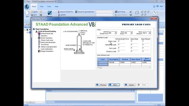 Modeling Vertical Vessel Foundations in STAAD Foundation Advanced V9 смотреть онлайн