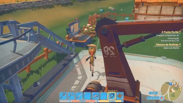 MY TIME AT PORTIA Construimos o Guindaste #48 смотреть онлайн