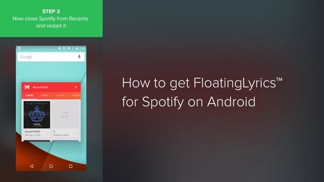 FloatingLyrics for Spotify on Android смотреть онлайн