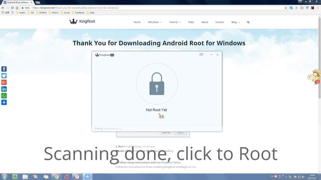 Kingroot PC Demostration -Success XD
