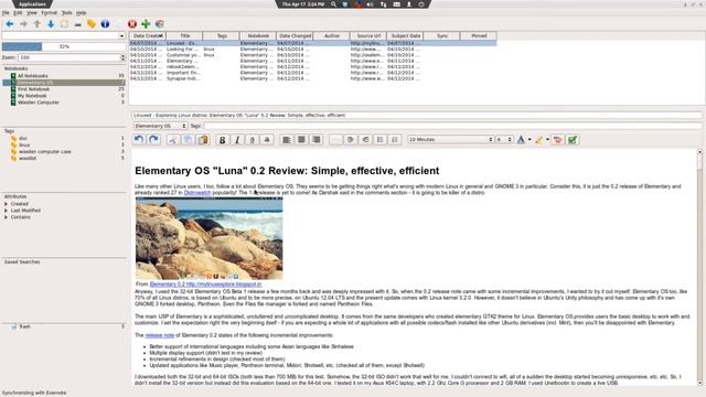 Review of NixNote: Ubuntu Evernote Client смотреть онлайн