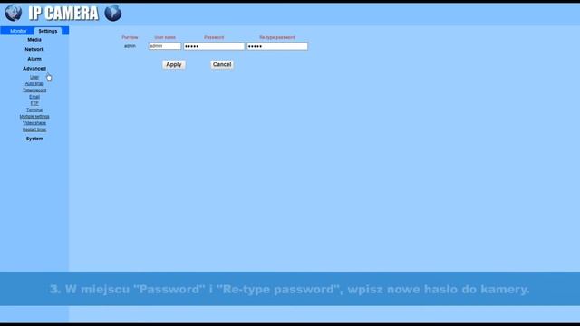 Zintronic - Jak zmienić hasło do kamery (Seria A i Seria P) przez przeglądarkę Internetową смотреть онлайн