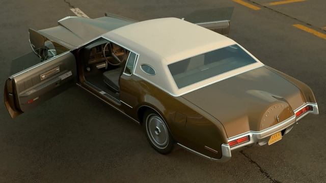 3D Model of Lincoln Continental Mark IV 1972 Review смотреть онлайн