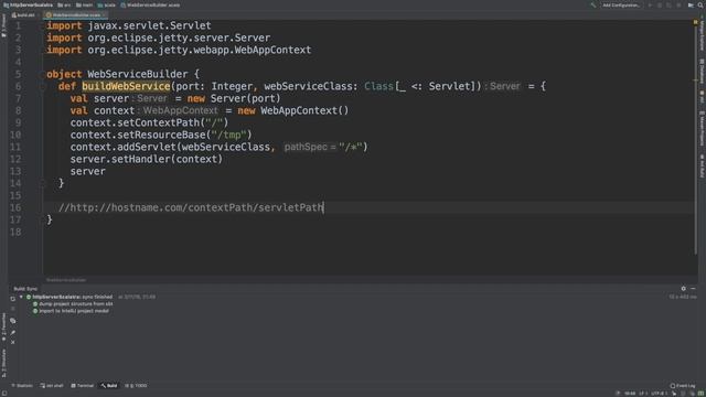 Simple HTTP Server in Scala with Scalatra in 20 Lines of Code смотреть онлайн