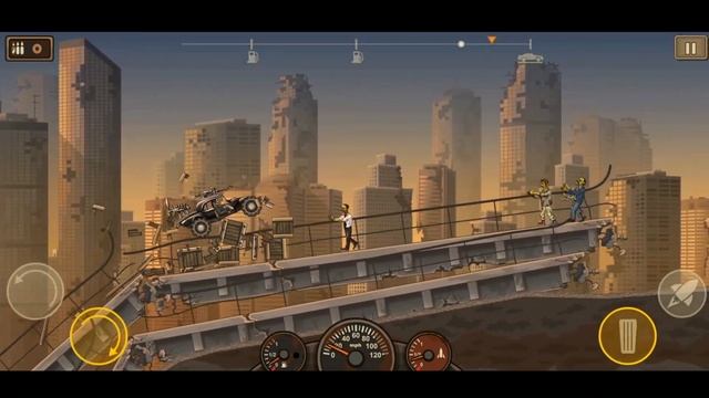 EARN TO DIE 2 - Gameplay Walkthrough Part 10 - New Zombie Car Game - (iOS, Android) смотреть онлайн