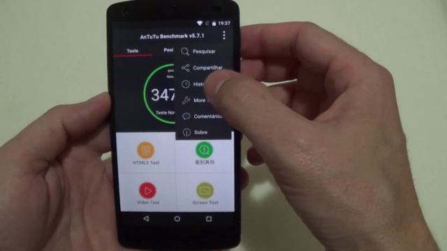 LG Nexus 5 - Antutu Benchmark no Android M 6.0. смотреть онлайн