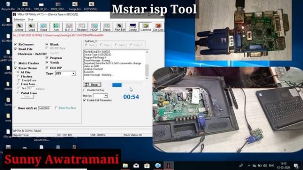Mstar iSP Utility Tool Programming