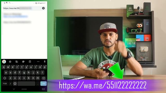 WHATSAPP! Modo Share on WhatsApp - Conversa num clique [Sem adicionar contatos] Android/iOS смотреть онлайн