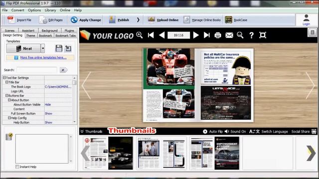 Use Free Flip PDF Pro software to set Proloader icon смотреть онлайн