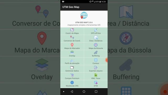 Tutorial aplicativo UTM Geo Map - Como usar as principais funções смотреть онлайн