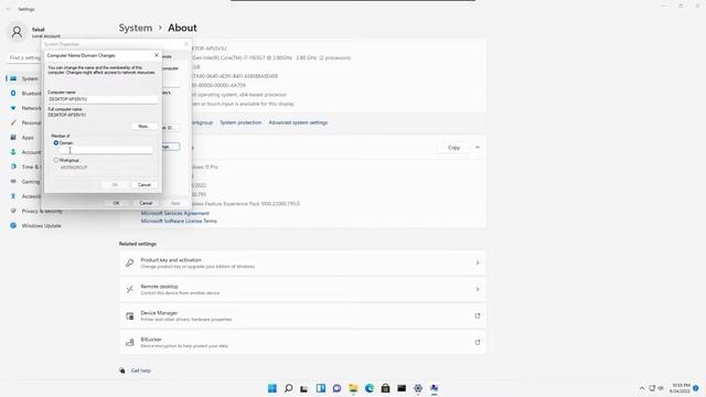 How to Join Windows 11 to an Active Directory Domain in just under 2 Minutes (2022) смотреть онлайн