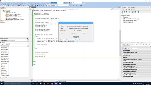 Delphi Seattle - ListView смотреть онлайн