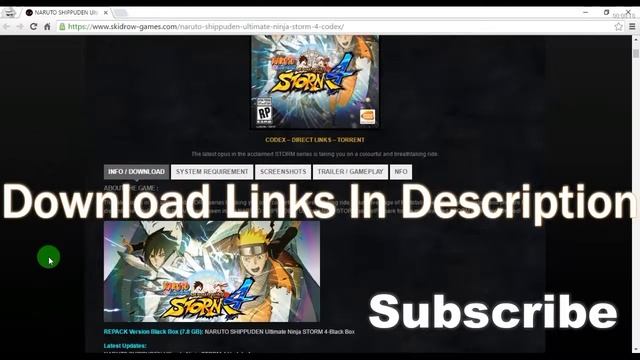 Download Naruto Ultimate Ninja Storm 4 Reloaded with Updated Codex and DLCs смотреть онлайн