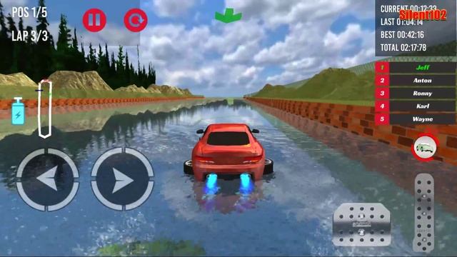 Water Surfing Floating Car Racing Game 2019 - Android Gameplay смотреть онлайн