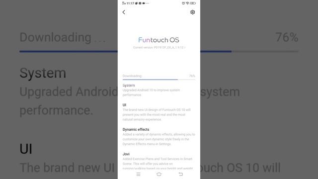Software Update for vivo s1.. Android 10 . смотреть онлайн