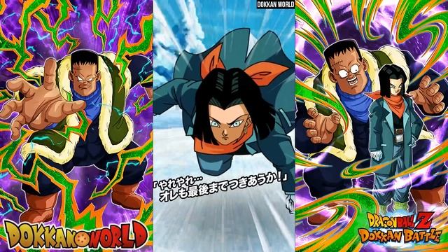 100% F2P EZA HACCHAN & ANDROID 17 LEVEL 10 LINKS + STICKER EFFECT! Dragon Ball Z Dokkan Battle смотреть онлайн